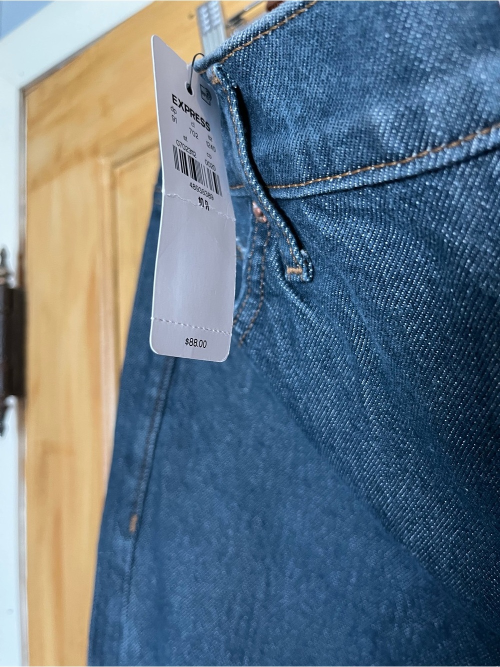 Express Wide Leg High Rise Jeans - Picture 3 of 7